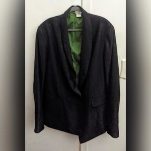 Dair Black Sparkly Blazer XXL Retro Party Vintage